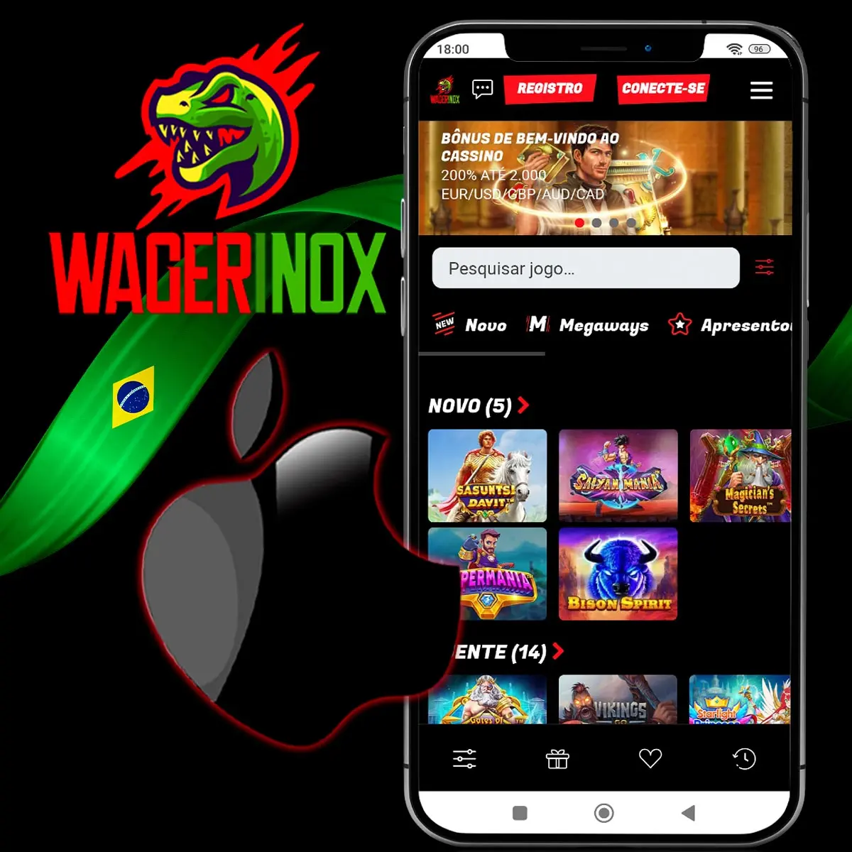 Baixar app Wagerinox para iOS